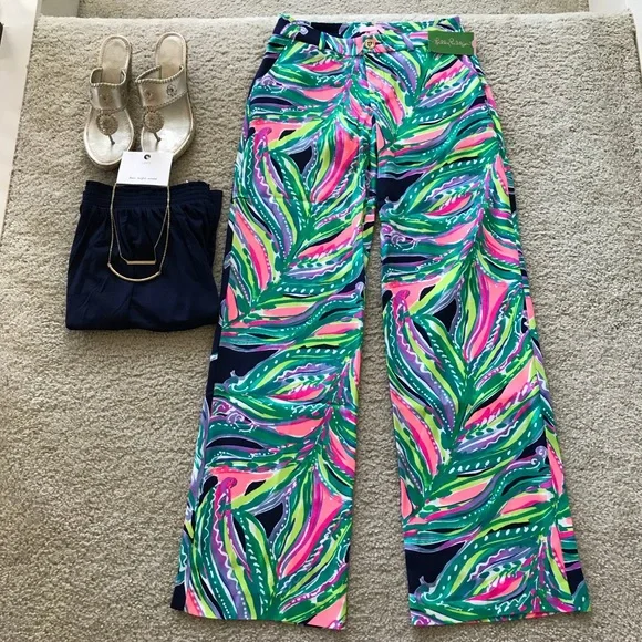 Lilly Pulitzer Braylen Palazzo Pant - Picture 1 of 7